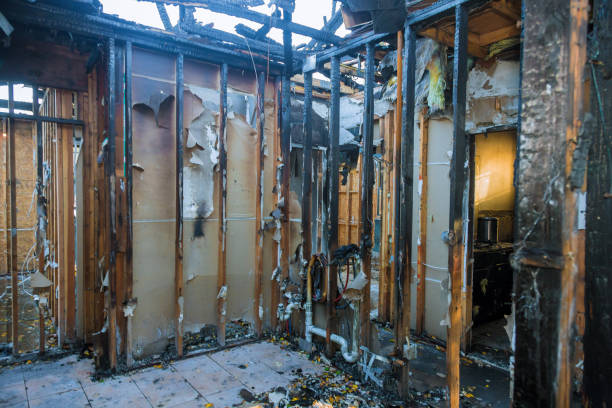 Professional Emergency Fire Cleanup technician working in Bordentown, NJ